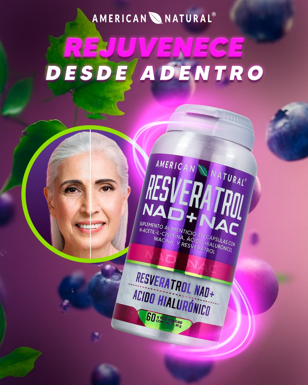 Resveratrol NAD+NAC🪻