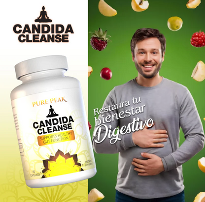 Cápsulas Candida Cleanse - Naturalmente libre de hongo