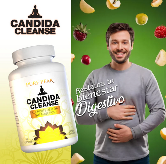 Cápsulas Candida Cleanse - Naturalmente libre de hongo